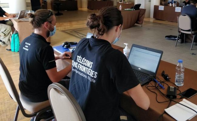 Telecoms Sans Frontieres Beirut call centre.jpg