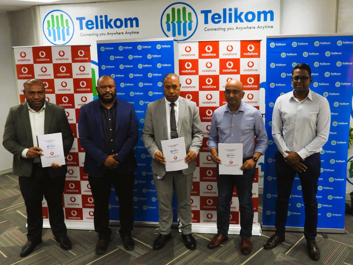 Telikom PNG and Vodafone PNG sign infrastructure sharing deal